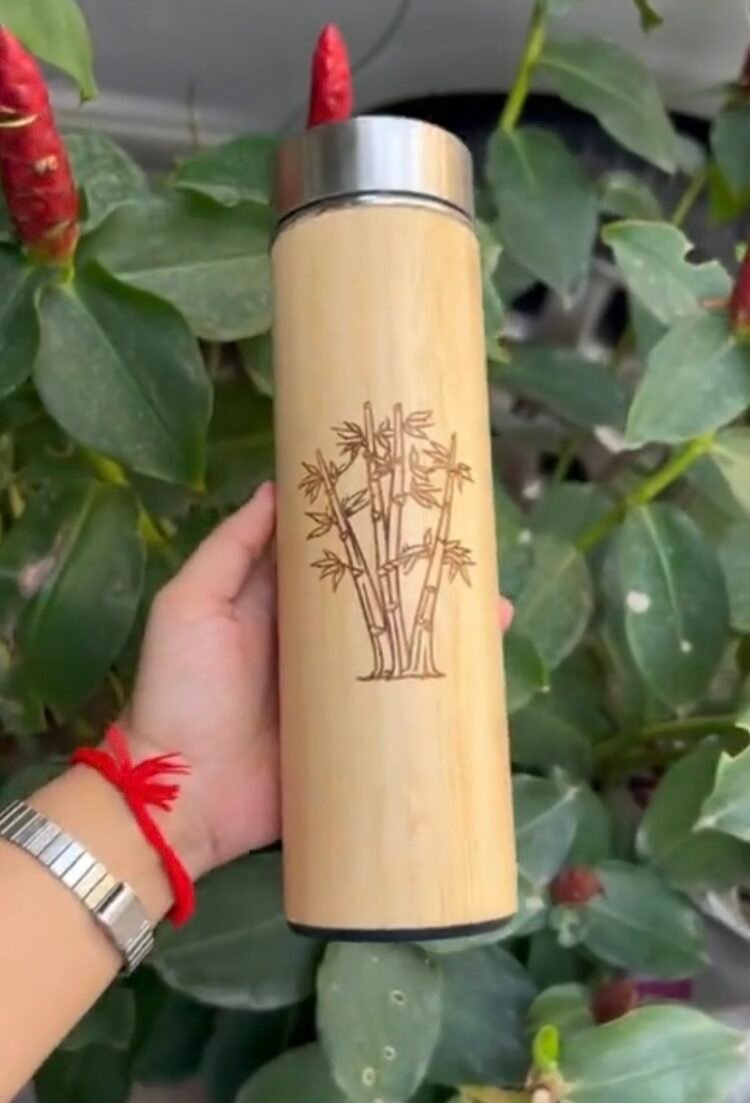 Bamboo bottle
